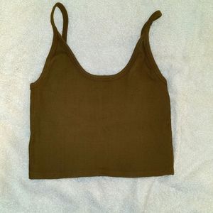 ARQ Nico Tank Olive Green Size Medium